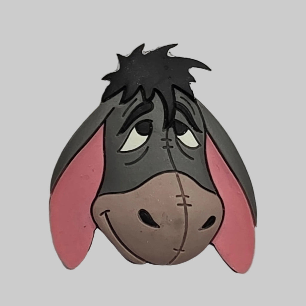 VINTAGE 2000 DISNEY RUBBER PIN EEYORE HEAD WINNIE THE POOH
