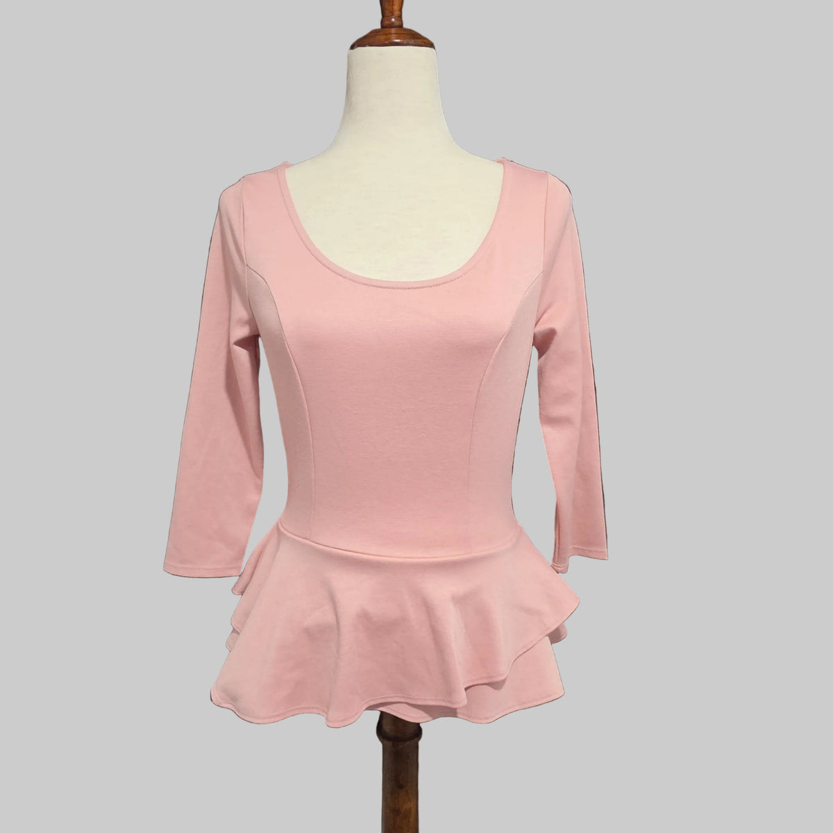arden B | Pink Peplum Top