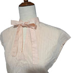 Vintage Handmade Tie Neck Top