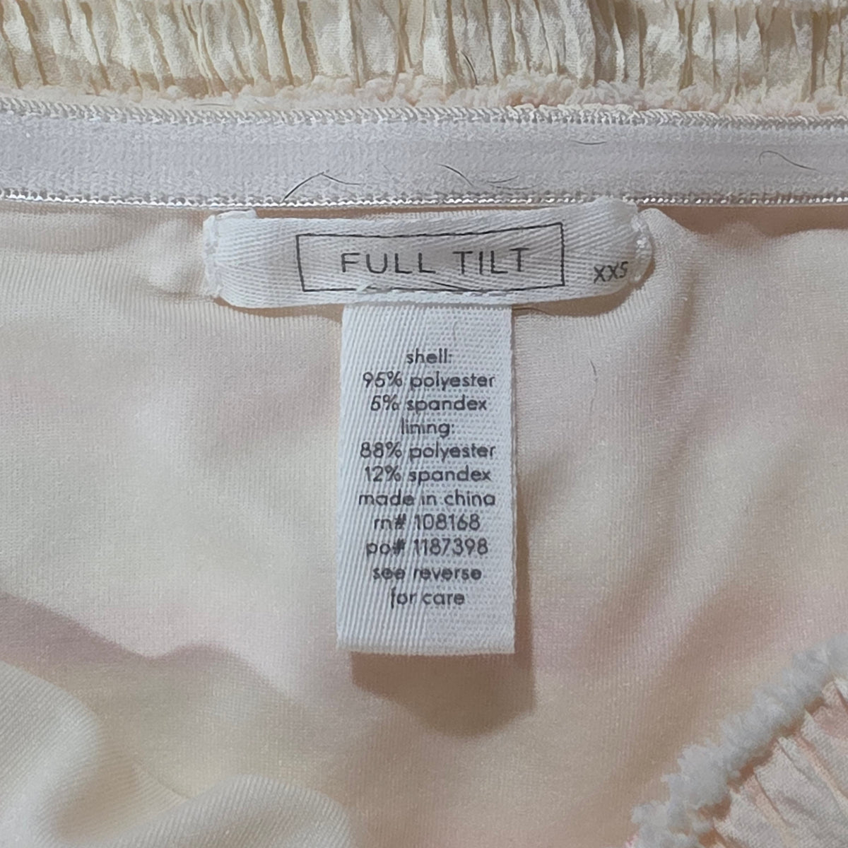 Full Tilt | Cream and Pink Bodycon Dress