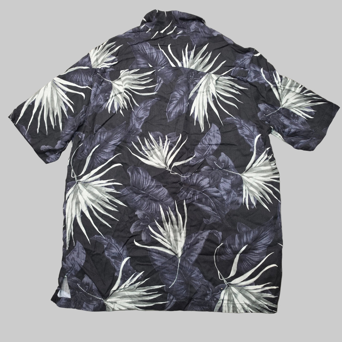 Caribbean Joe | Black and Gray Hawaiian Shirt