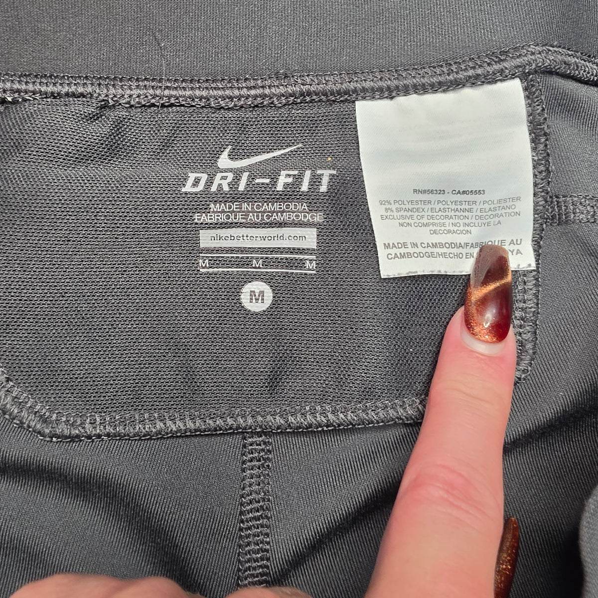 Nike | Dri-Fit Gray Leggings
