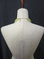 Green and Wood Statement Necklace
