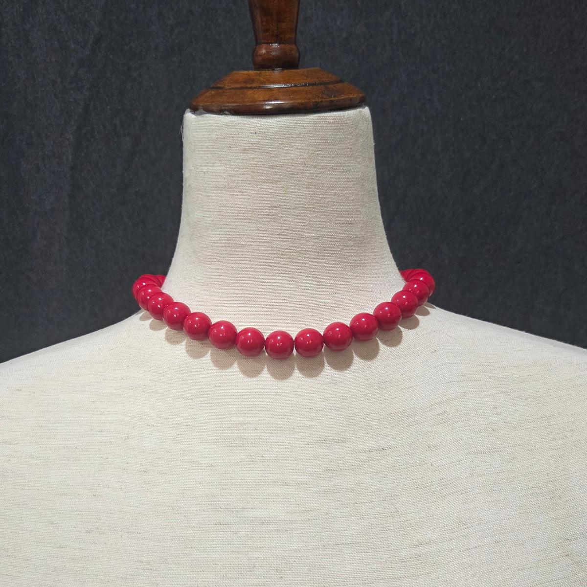 Red Stretch Necklace