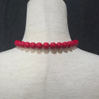 Red Stretch Necklace