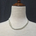 apostrophe | multistrand silver toned necklace