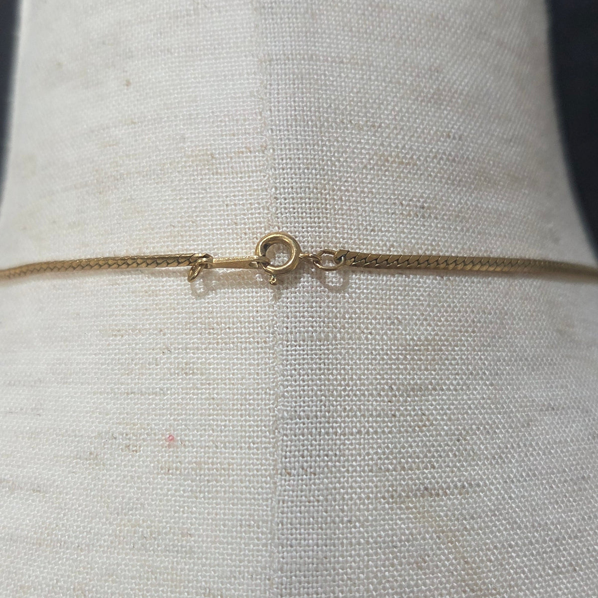 Avon | Vintage Gold Toned Chain With Blue Stone