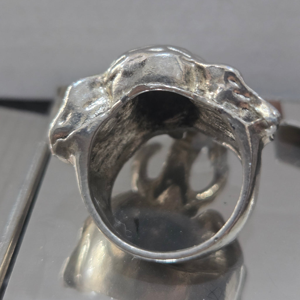 Vintage Elephant Head Ring Size 9