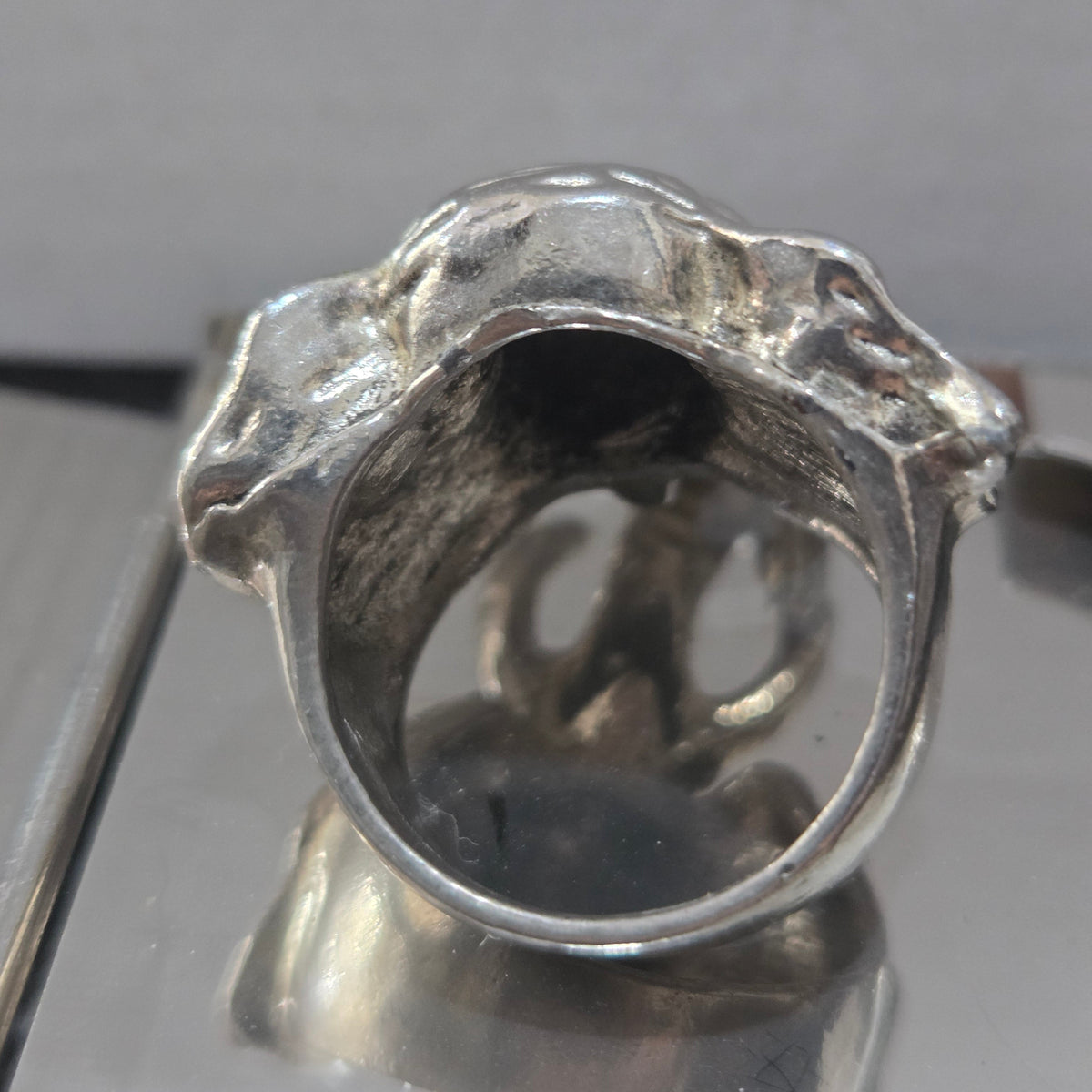 Vintage Elephant Head Ring Size 9