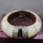 Vintage Bovine Bone Bangle