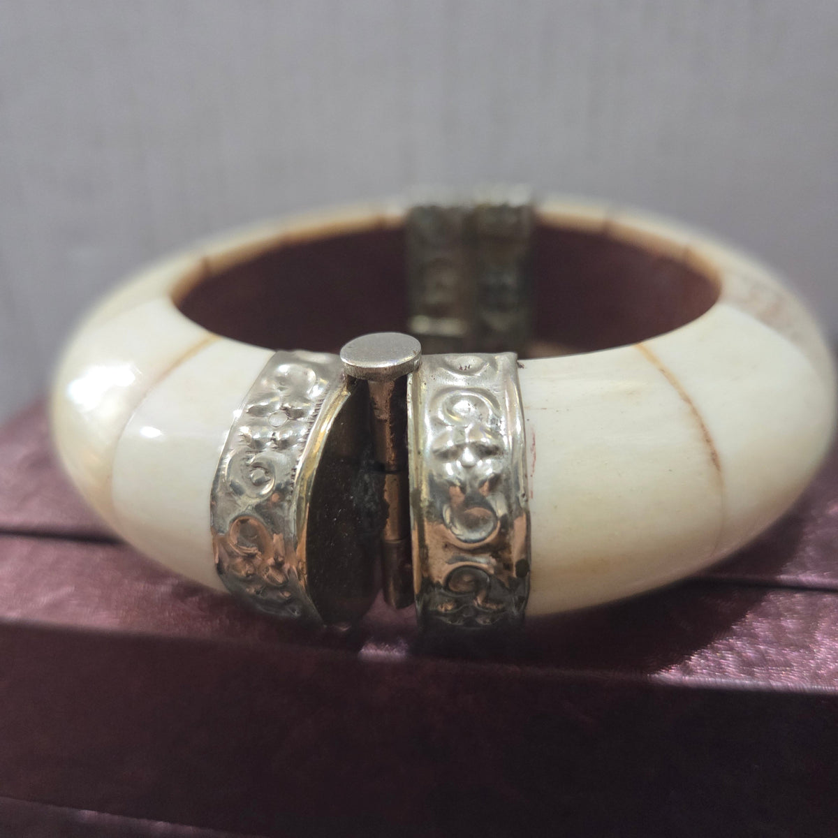 Vintage Bovine Bone Bangle