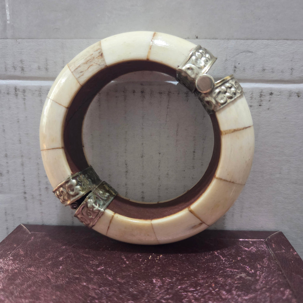 Vintage Bovine Bone Bangle