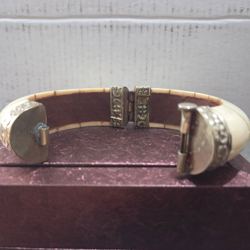 Vintage Bovine Bone Bangle