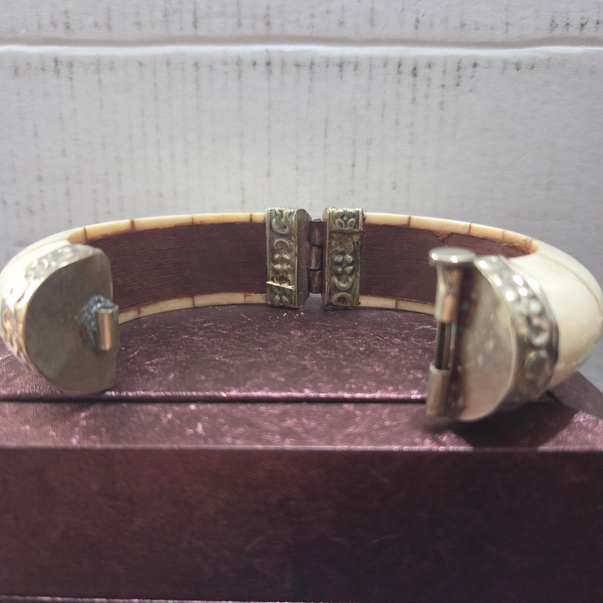 Vintage Bovine Bone Bangle