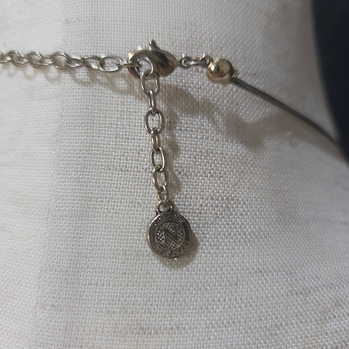 Napier | Silver Toned Tiered Necklace