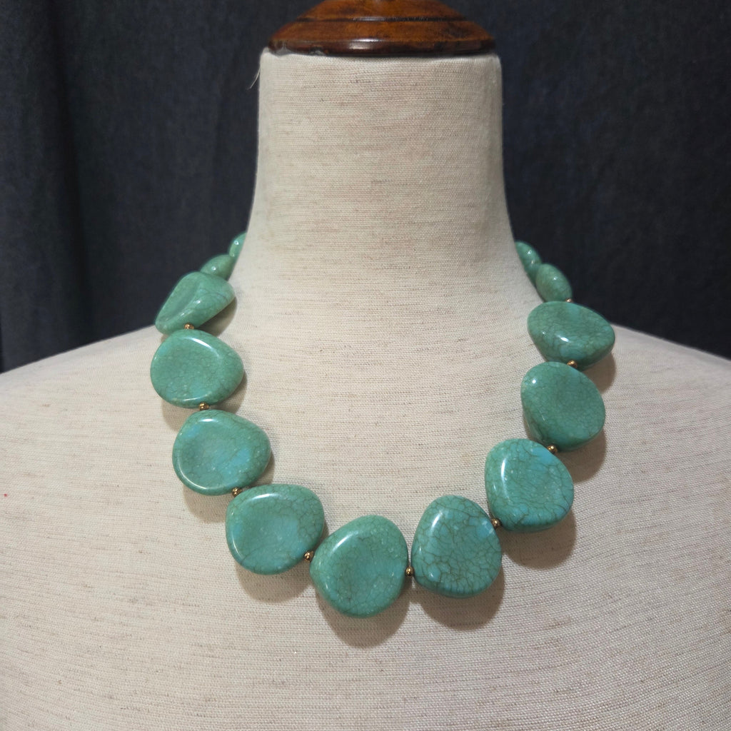 Oversized Faux Stone Necklace
