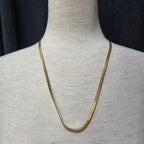 Monet Herringbone Chain Gold Toned Necklace
