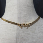 Monet Herringbone Chain Gold Toned Necklace