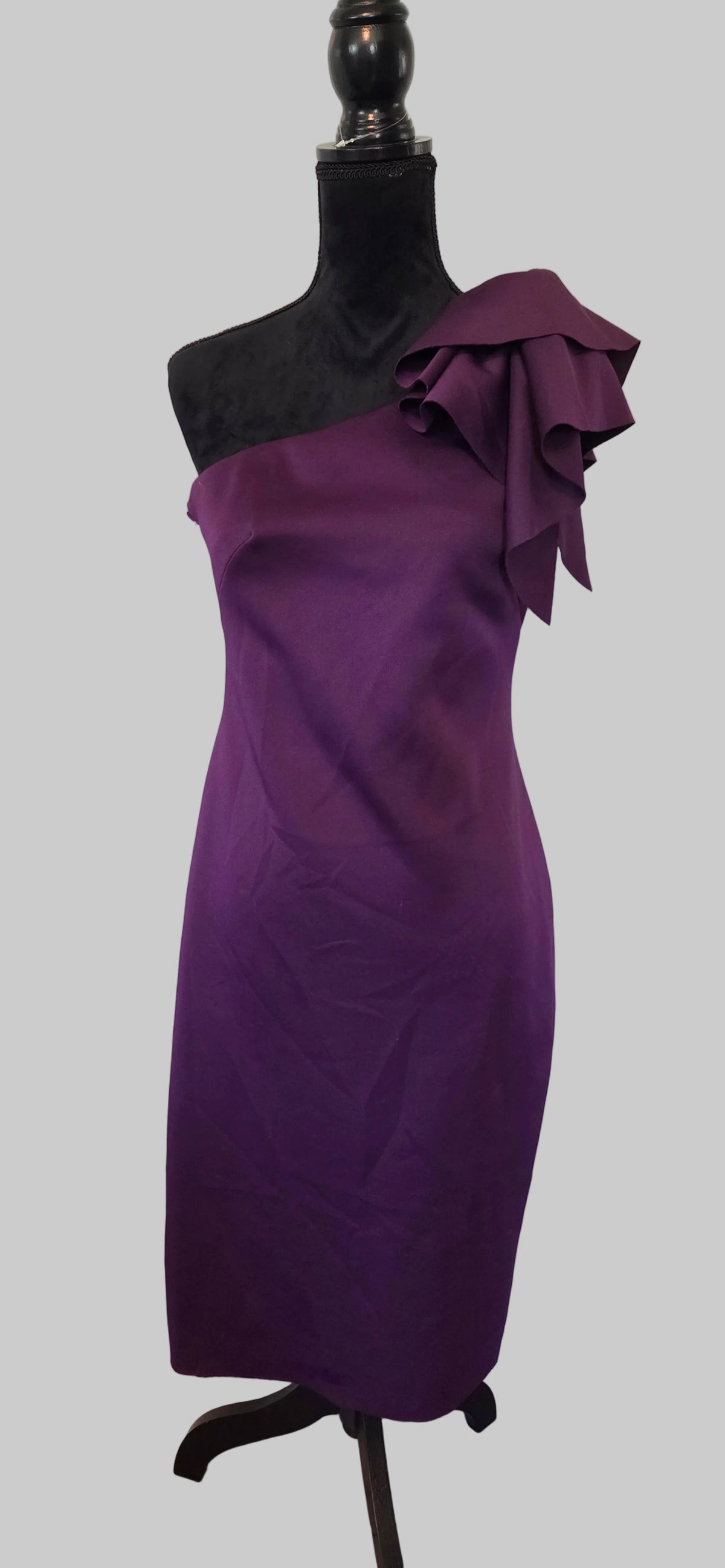 Jessica Howard | One Shoulder Purple Cocktail Dress
