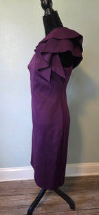 Jessica Howard | One Shoulder Purple Cocktail Dress