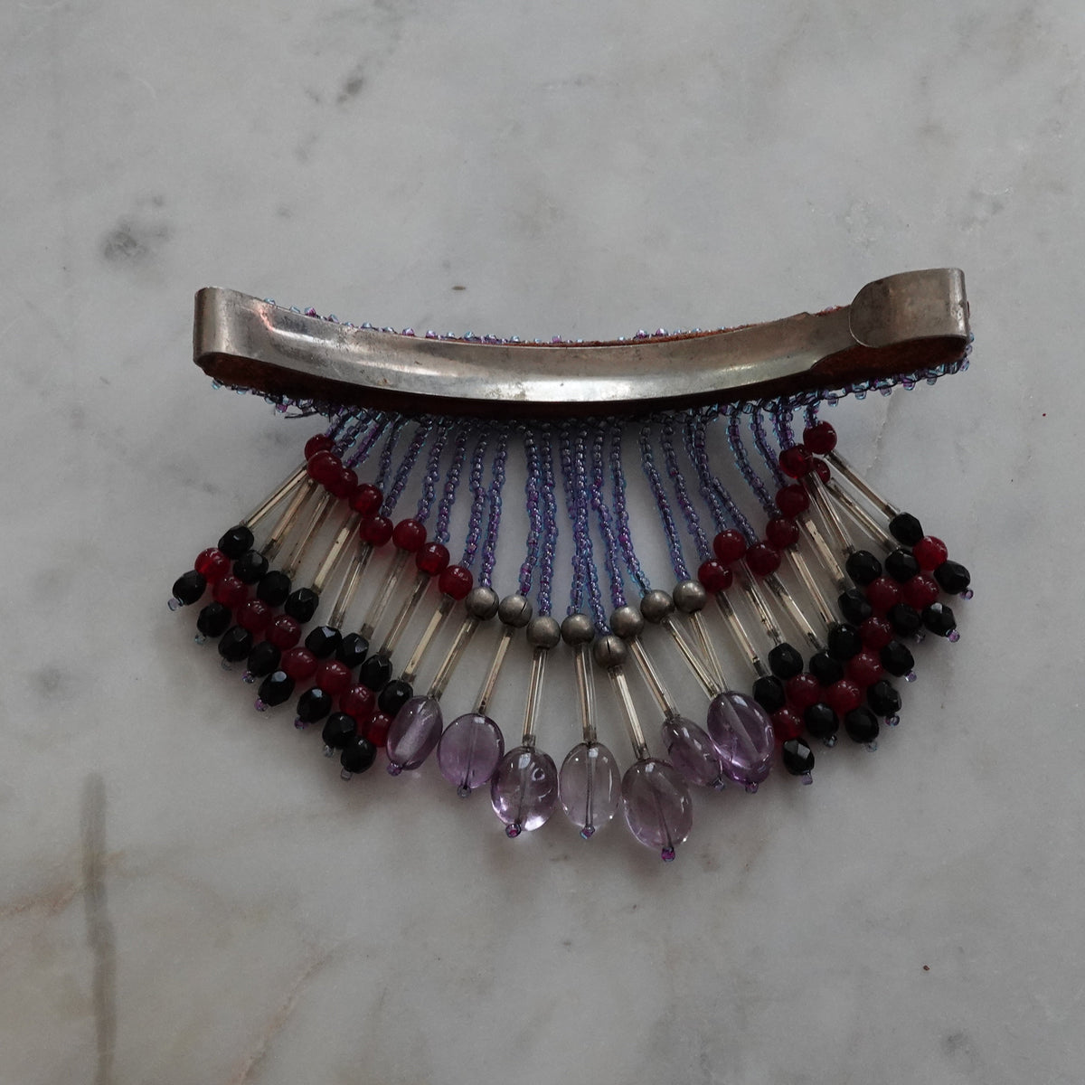 Beaded Hair Barrette