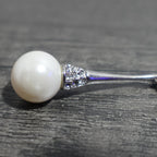 Faux Pearl Drop Earrings