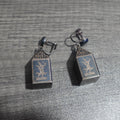 Siam Nielloware Sterling Silver Earrings
