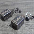 Siam Nielloware Sterling Silver Earrings