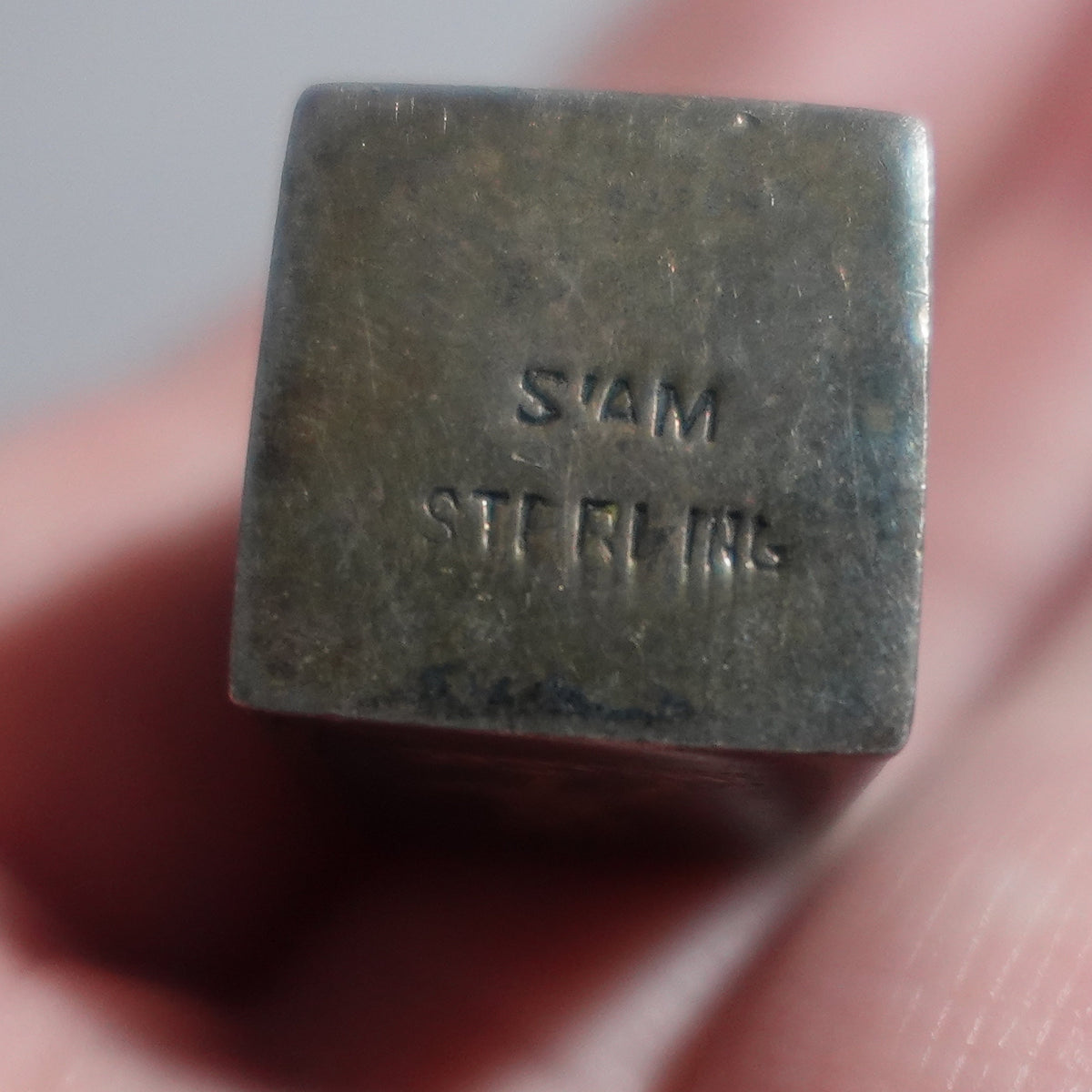 Siam Nielloware Sterling Silver Earrings