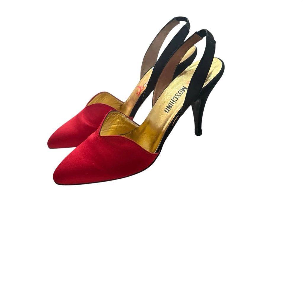 Moschino | Vintage 90's Red Slingbacks