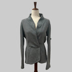 Alexander Wang | Gray Open Back Blazer