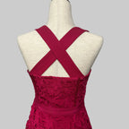 HD in Paris Mulberry Tea Length Lace Dress