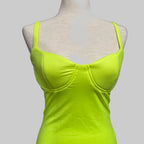Shop 17 Neon Yellow Bodycon Dress
