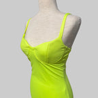 Shop 17 Neon Yellow Bodycon Dress