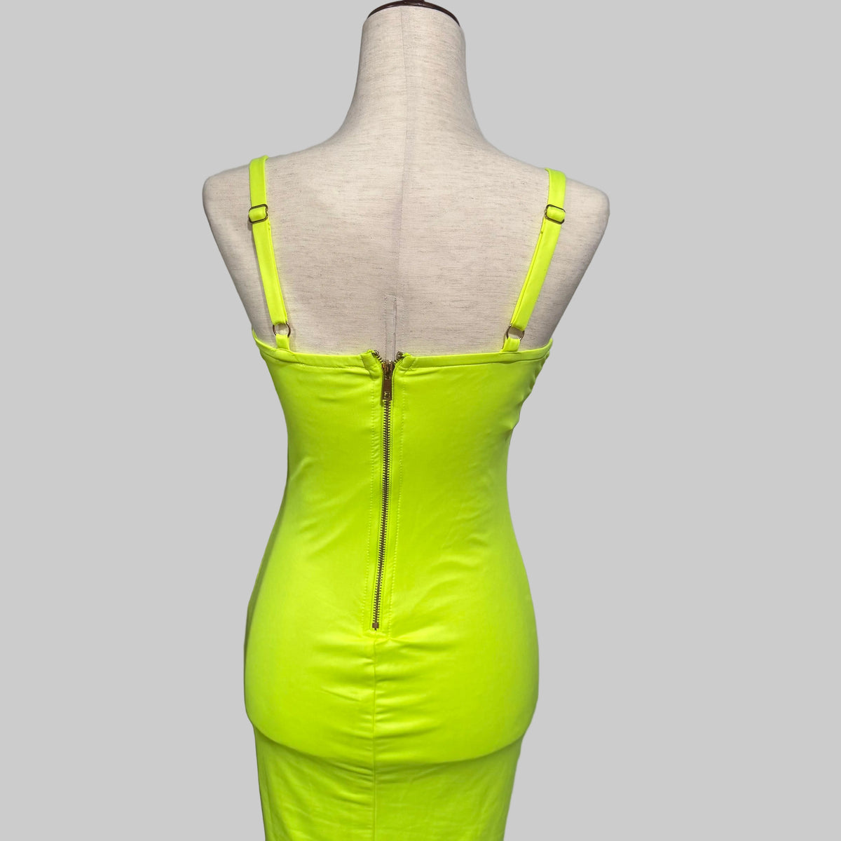 Shop 17 Neon Yellow Bodycon Dress