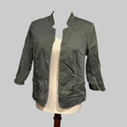 Roz & Ali | Green Long Sleeve Blazer