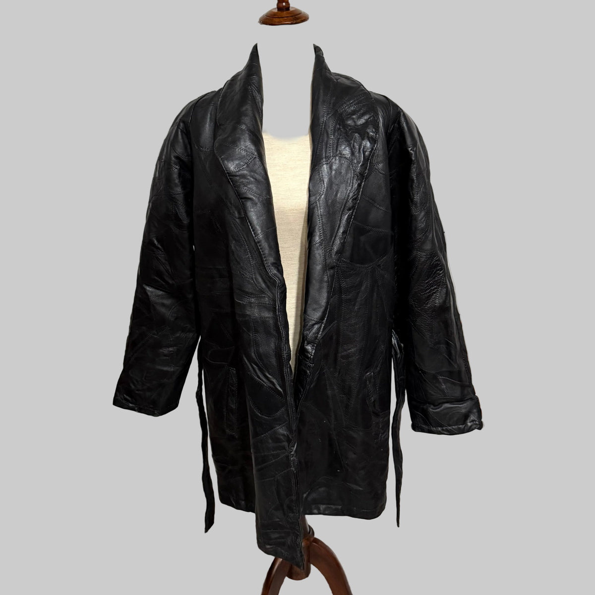 Maxam Vintage Patchwork Leather Jacket XL