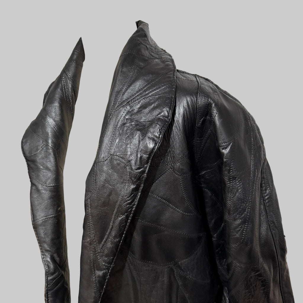 Maxam Vintage Patchwork Leather Jacket XL