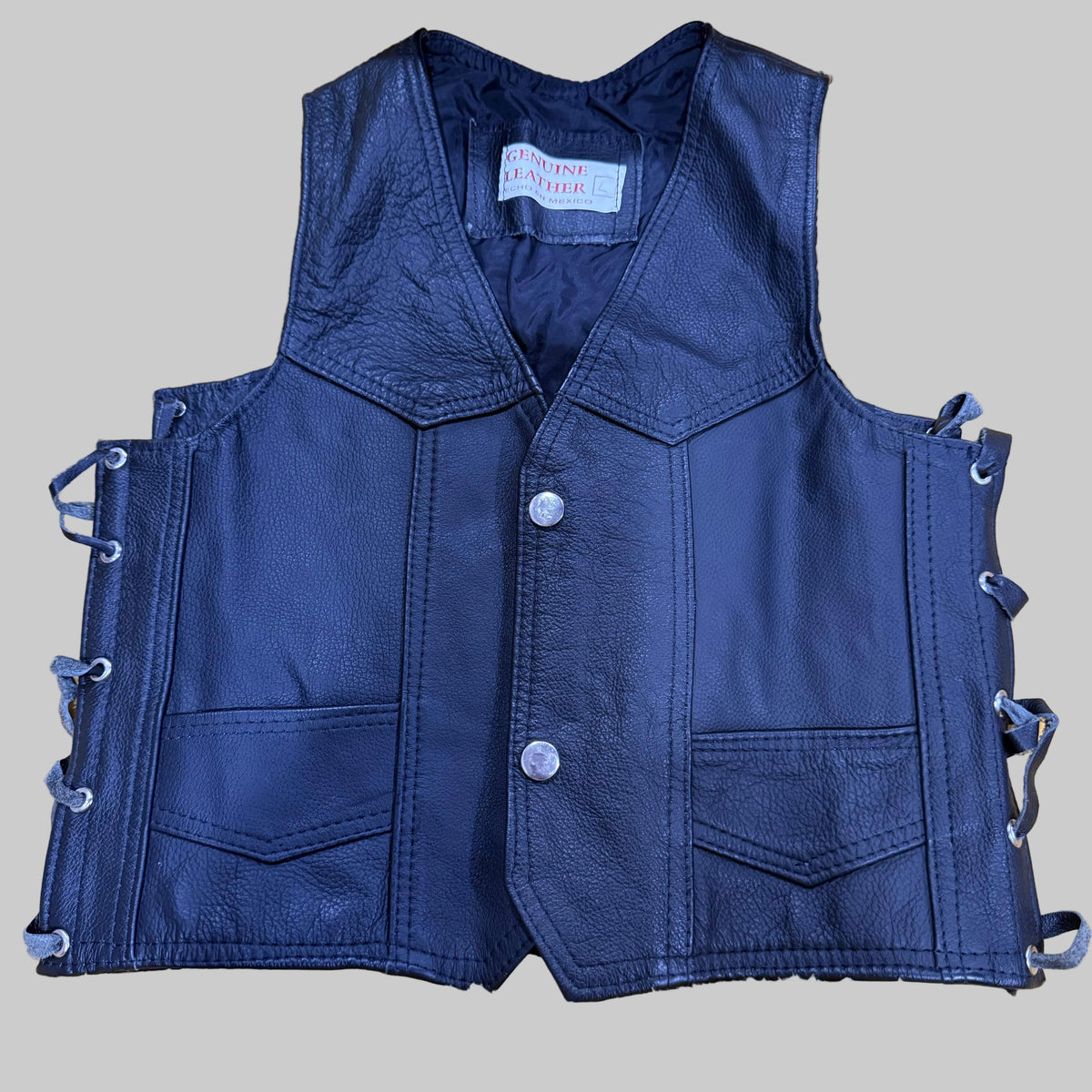 Harley Davidson Kids Leather Motorcycle Vest