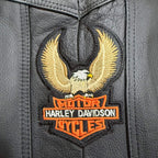 Harley Davidson Kids Leather Motorcycle Vest