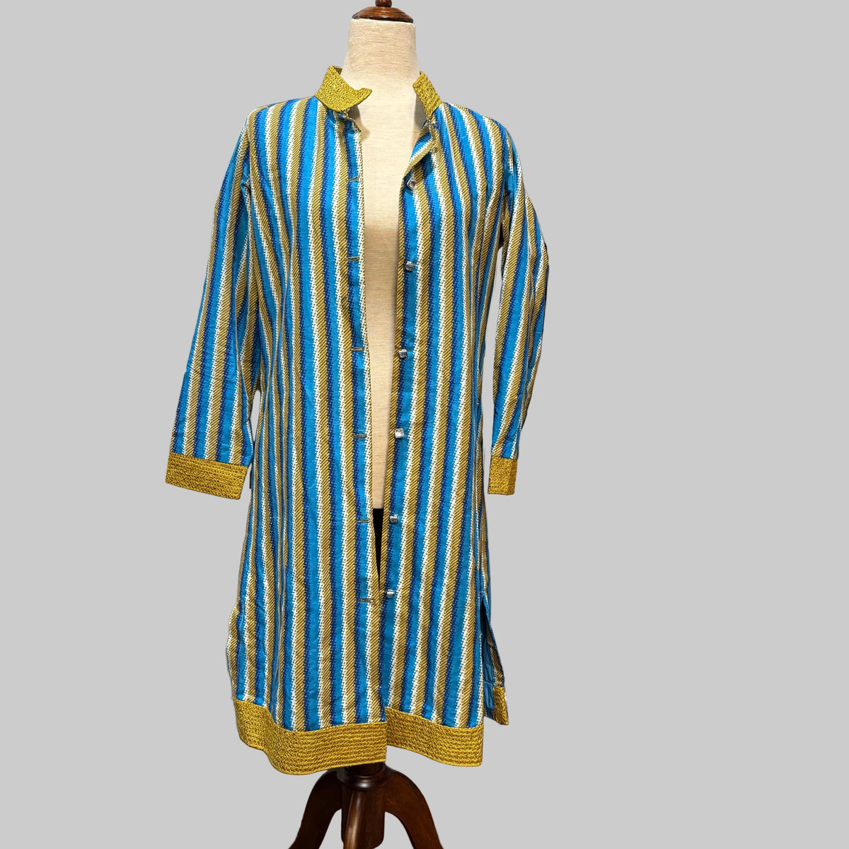 Handmade Nehru Style Striped Jacket
