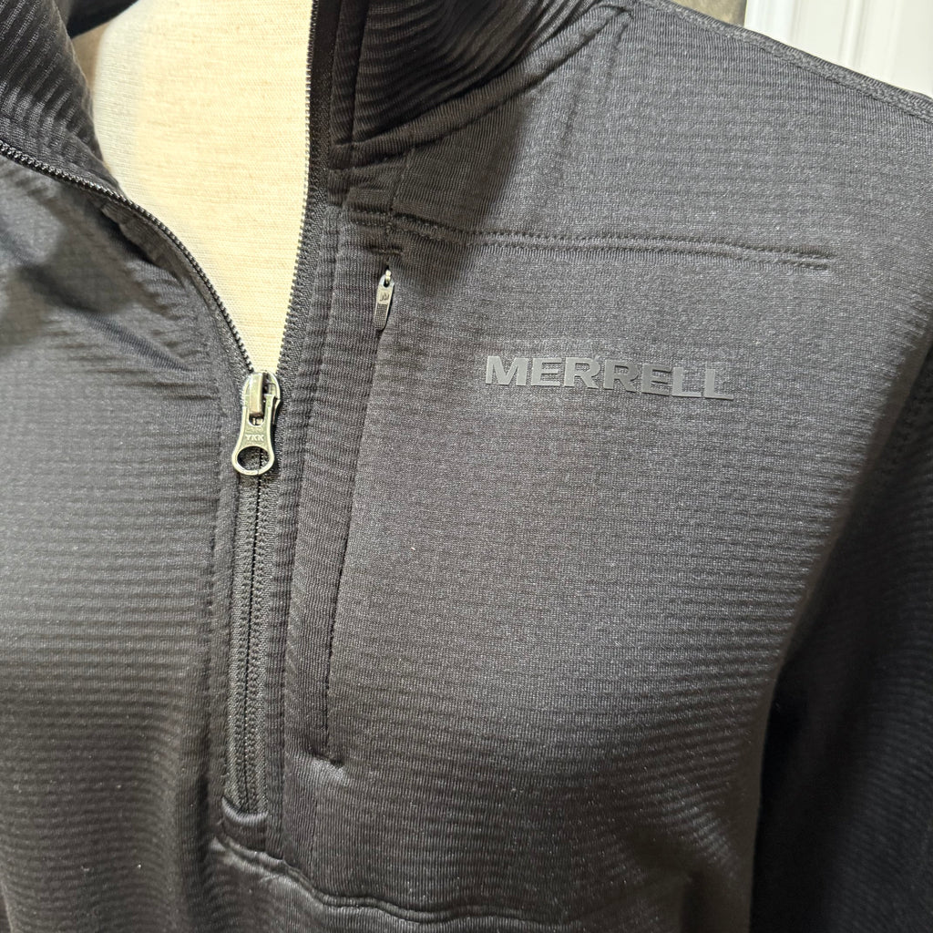 Merrell Black Quarter Zip Sweatshirt