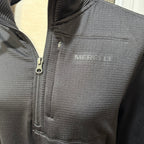 Merrell Black Quarter Zip Sweatshirt