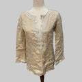 Michael by Michael Kors | Beige Linen Tunic Style Top