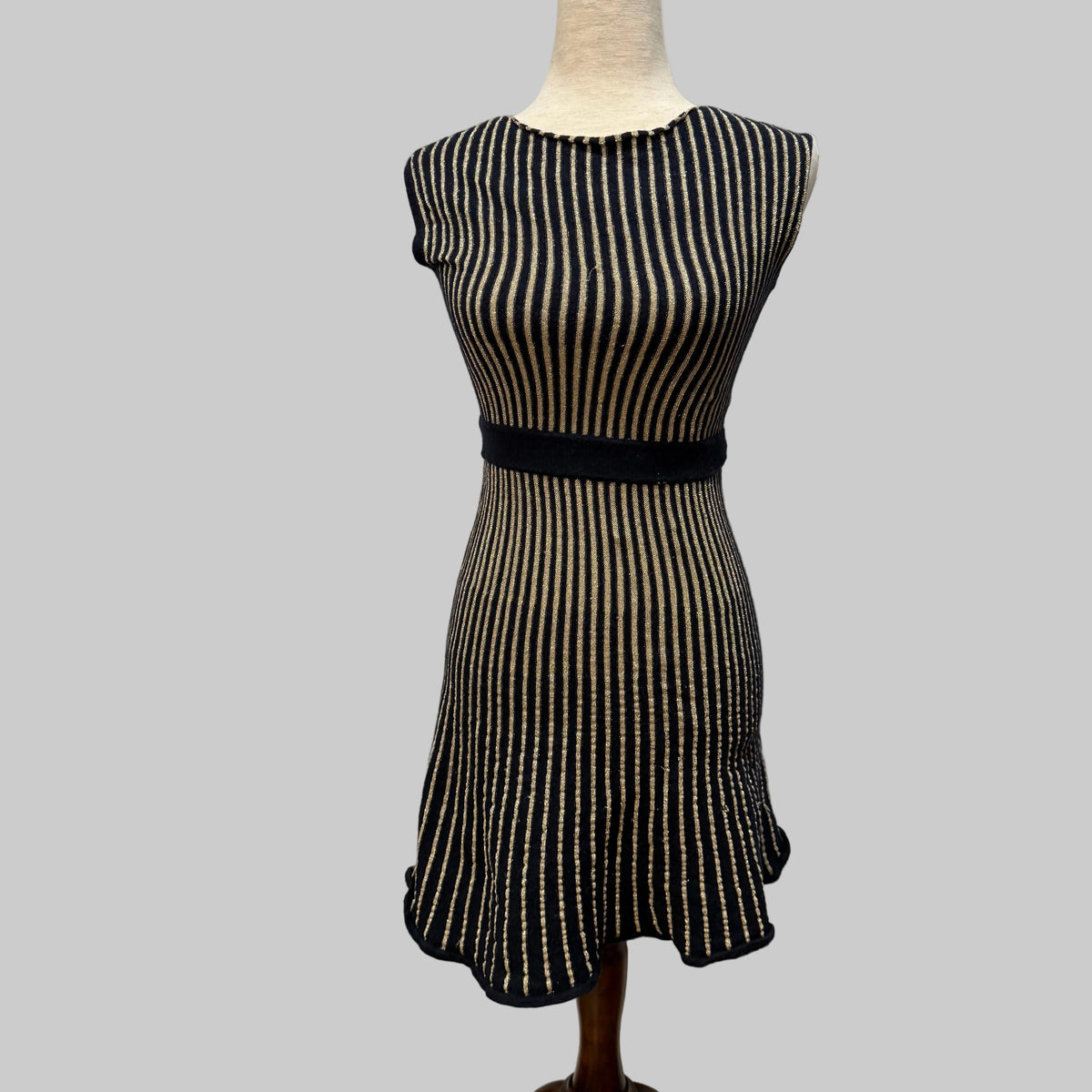 Marc by Marc Jacobs | Navy Blue & Gold Sweater Dress