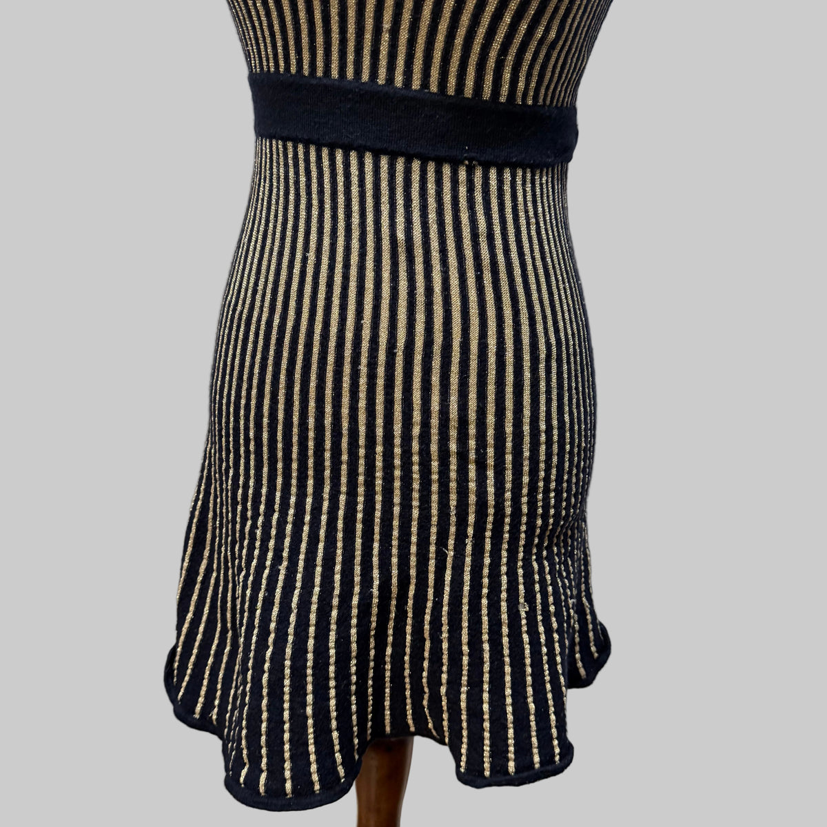 Marc by Marc Jacobs | Navy Blue & Gold Sweater Dress