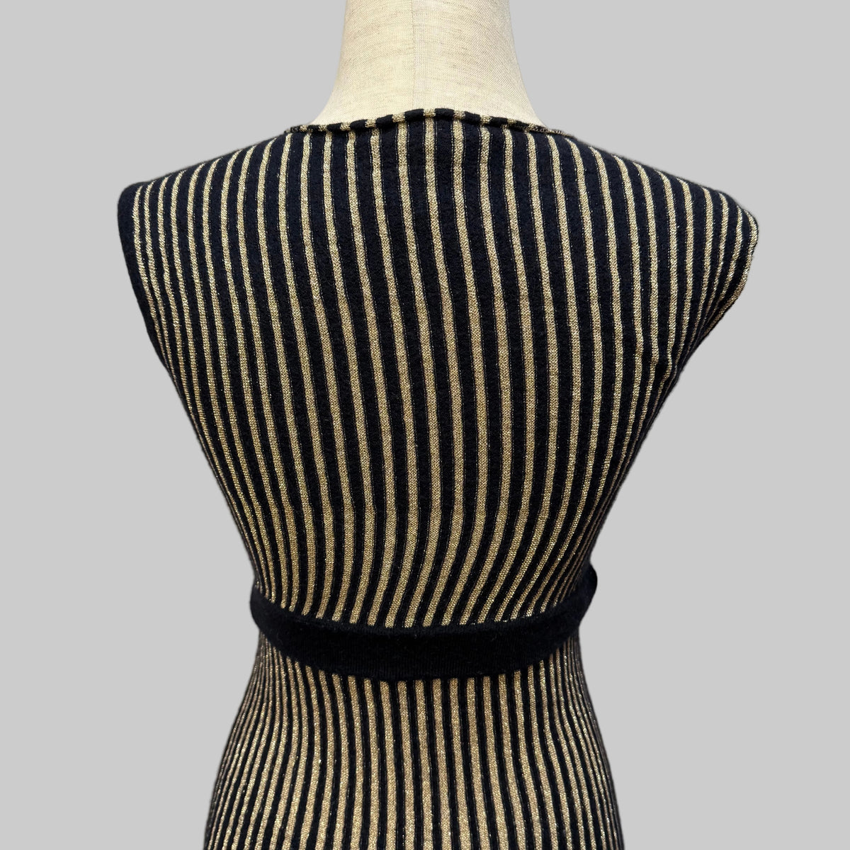 Marc by Marc Jacobs | Navy Blue & Gold Sweater Dress