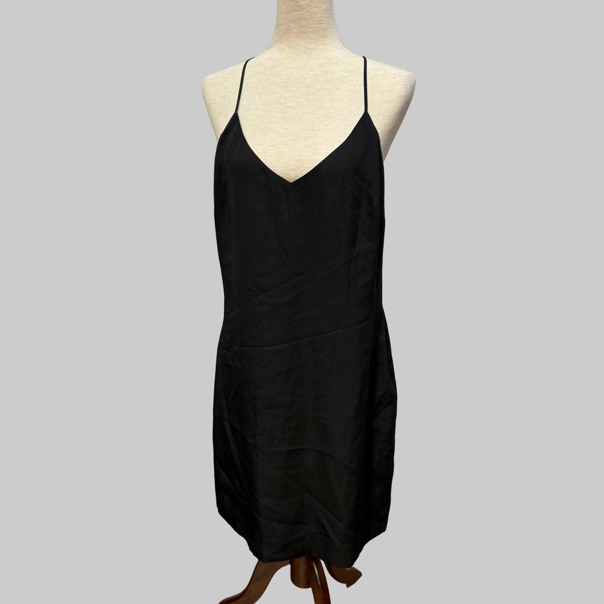J. Crew | Black Racerback Shift Dress