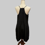 J. Crew | Black Racerback Shift Dress