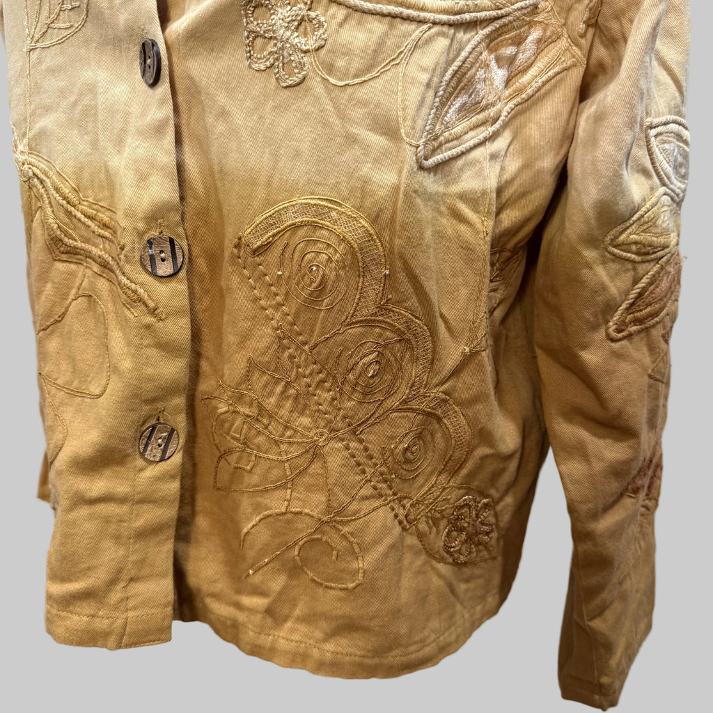 West End | Floral Embroidered Ombre Jacket
